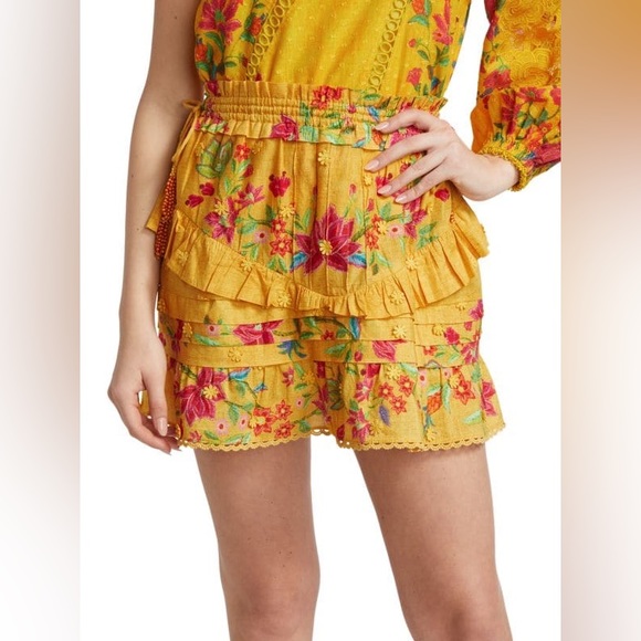 FARM RIO
Flower Dream Ruffle Mini Skirt - Picture 4 of 9